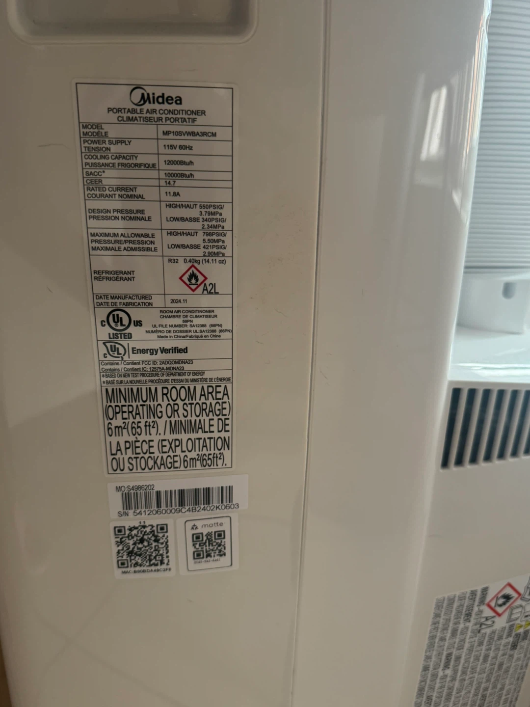 Midea Portable Air Conditioner - photo 2