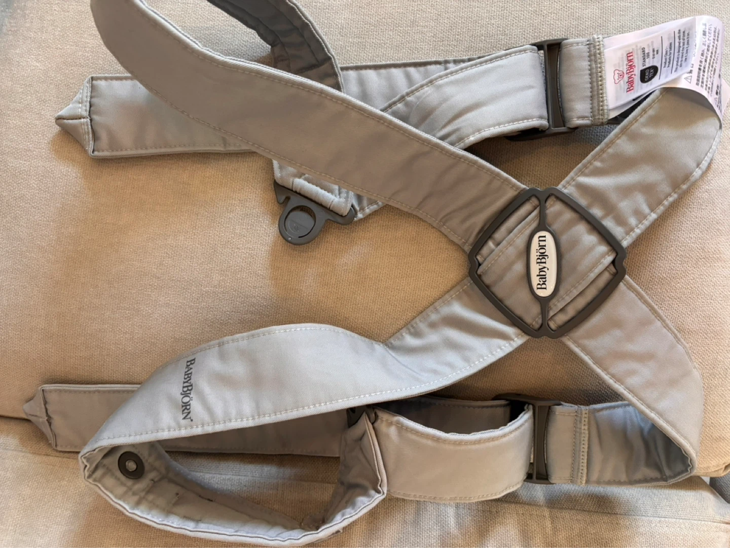 BabyBjörn Baby Carrier Mini 3D Jersey Light Grey - photo 5