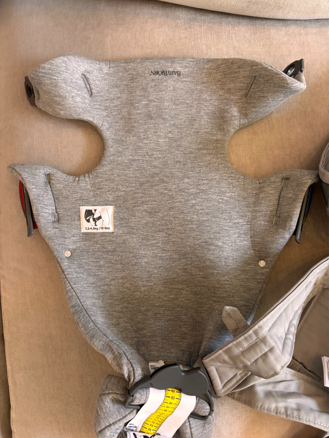 BabyBjörn Baby Carrier Mini 3D Jersey Light Grey - photo 3
