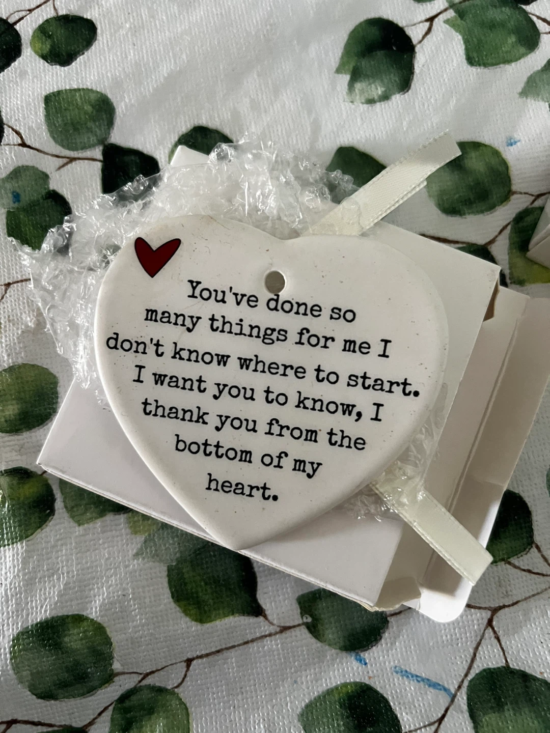 Dad "You Are The World" Heart Ornament - photo 5