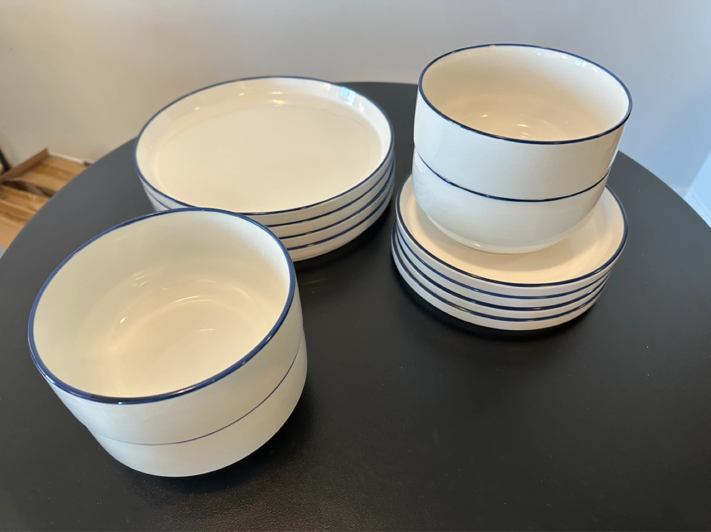 2 sets of mainstays dinnerware