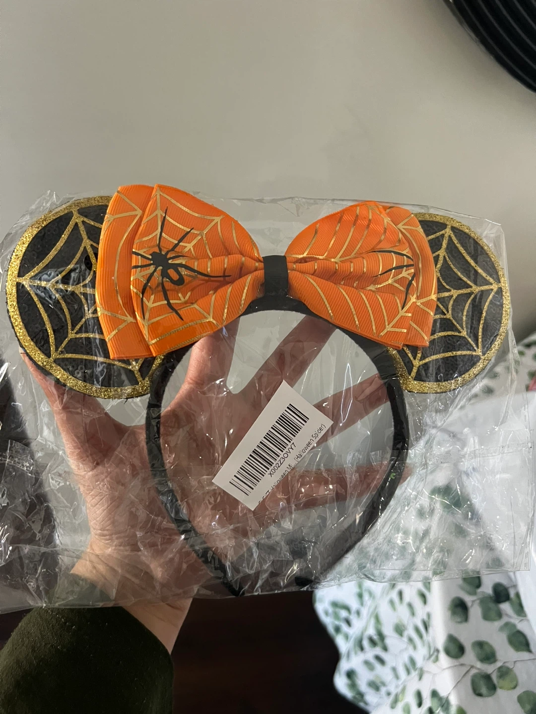 Halloween Spider Web Mickey Ears Headband
