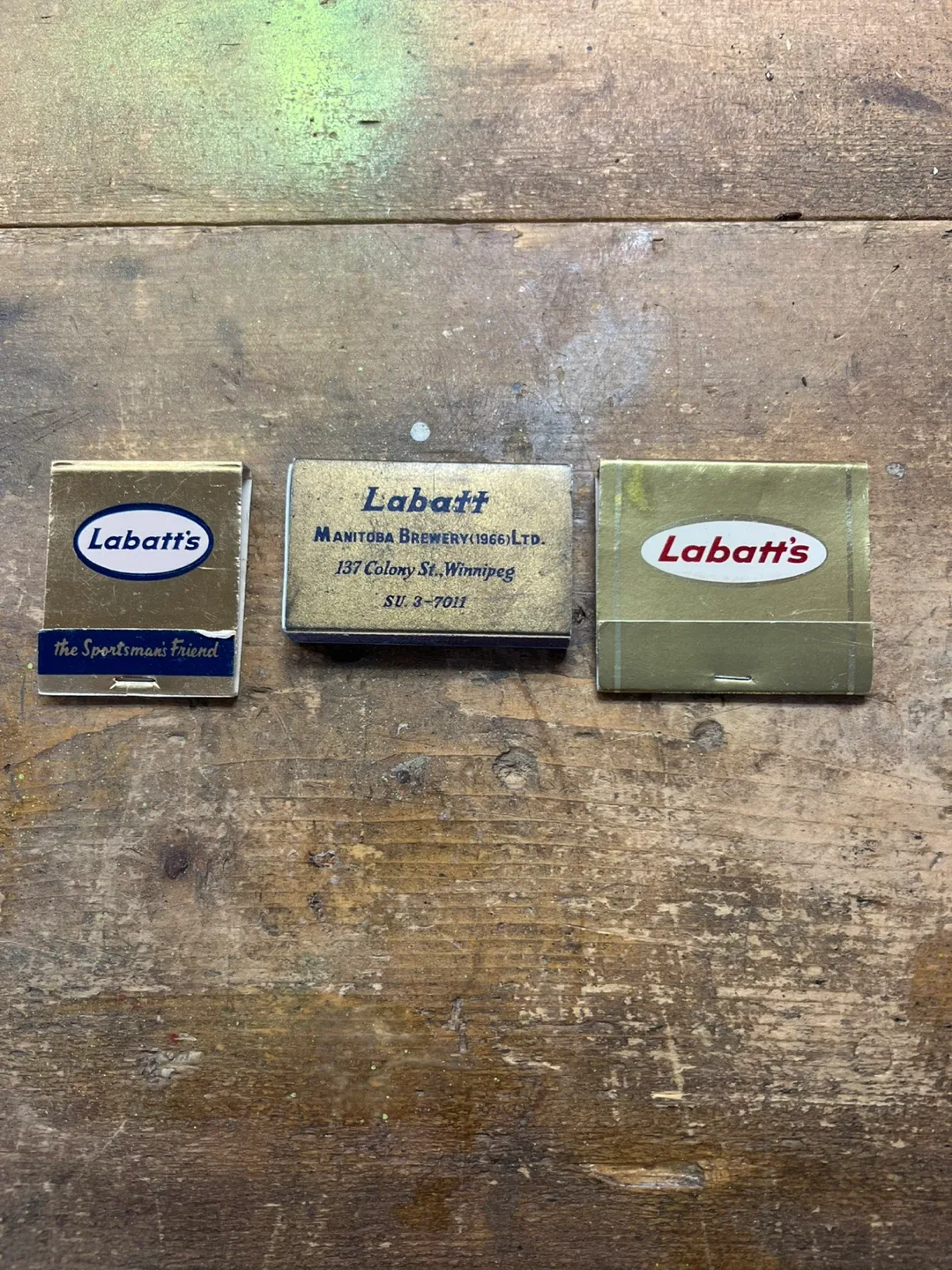 Vintage Labatt’s Beer Matches