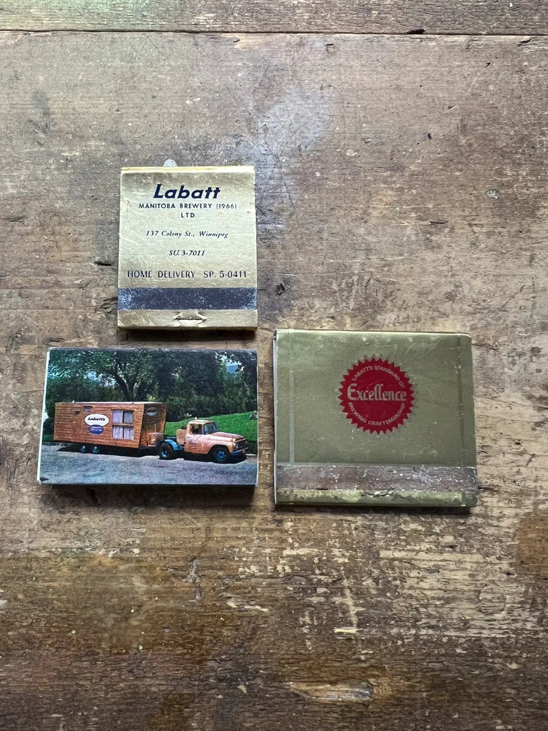 Vintage Labatt’s Beer Matches - photo 2