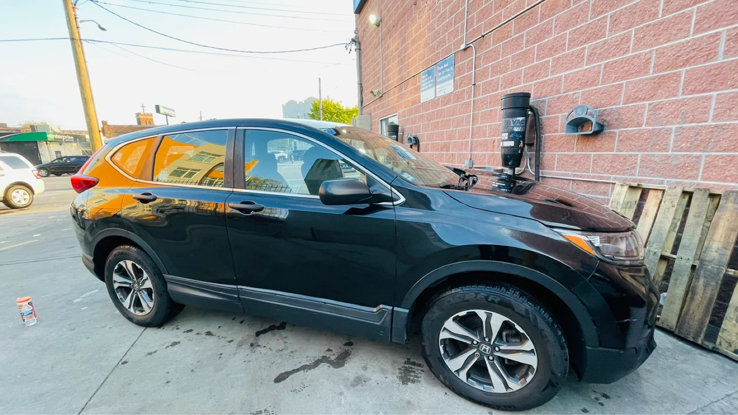 Black Honda CR-V LX 2017