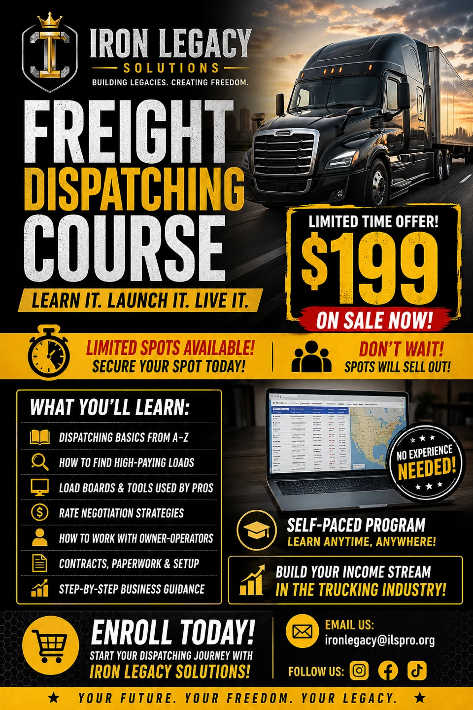 Iron Legacy Solutions Freight Dispatching Course - photo 2