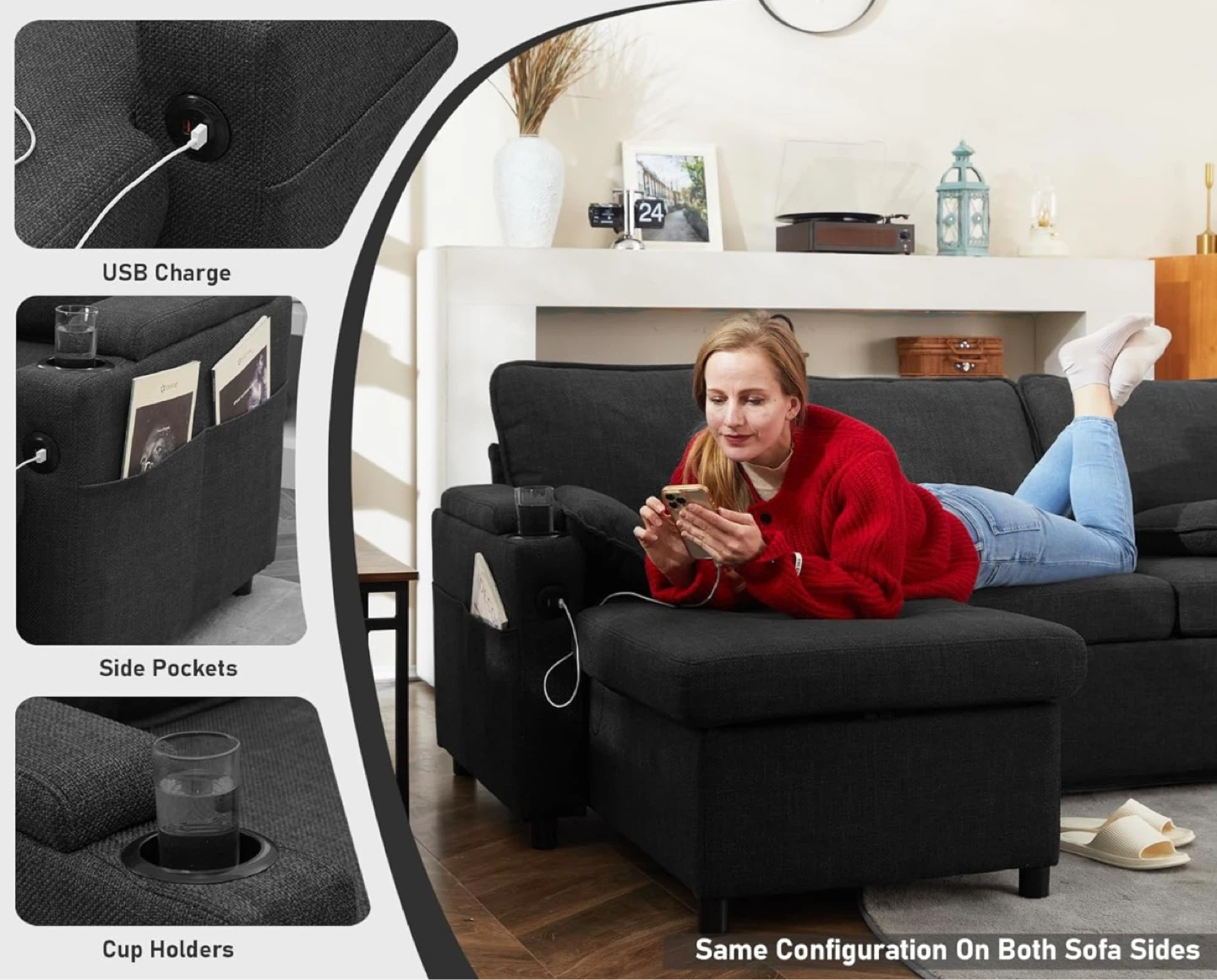 DURASPACE Sofa Bed Sleeper Pull Out 2 in 1 - photo 4