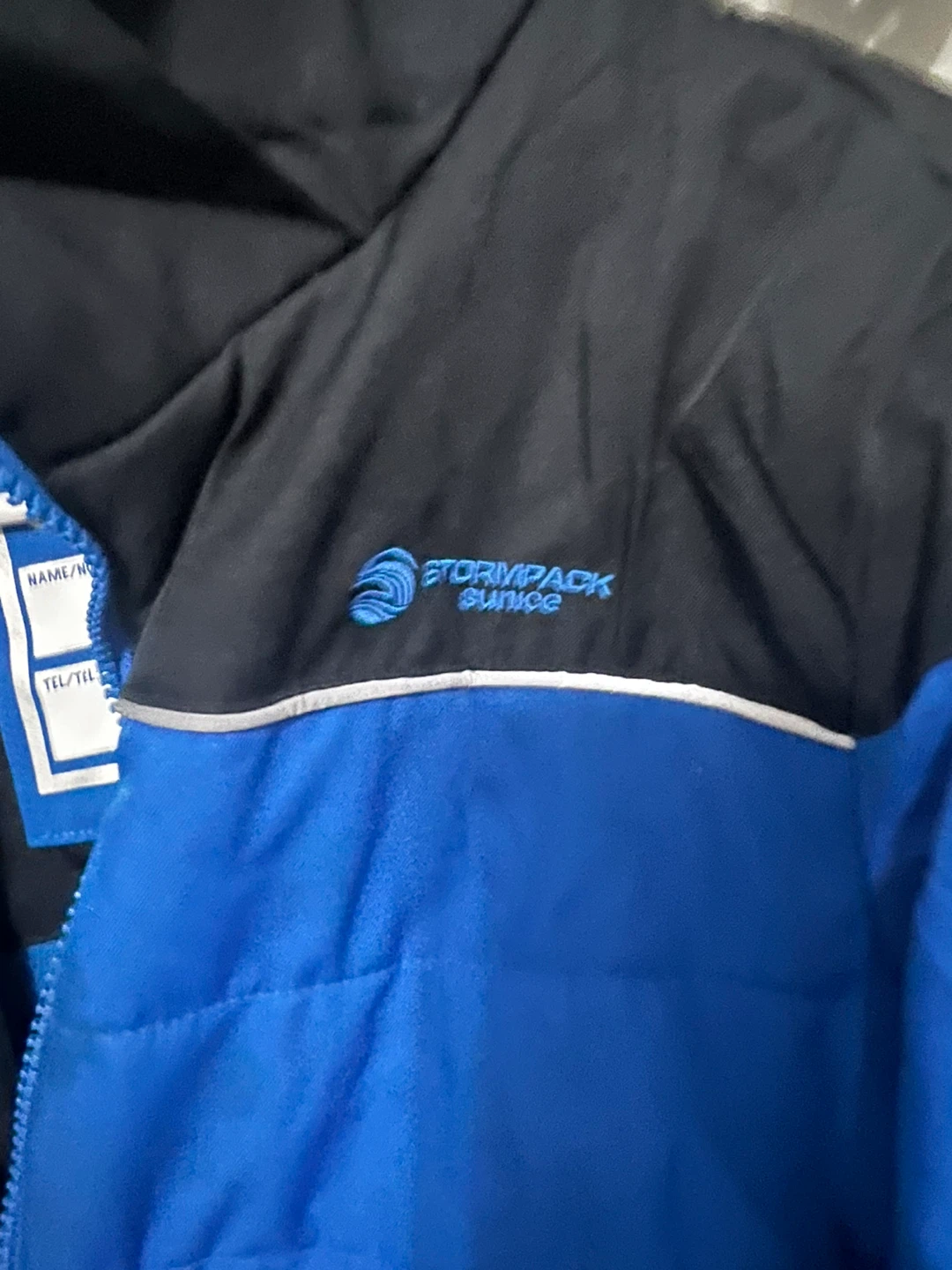 Stormpack Youth Winter Jacket Size 14 Blue/Black - photo 2