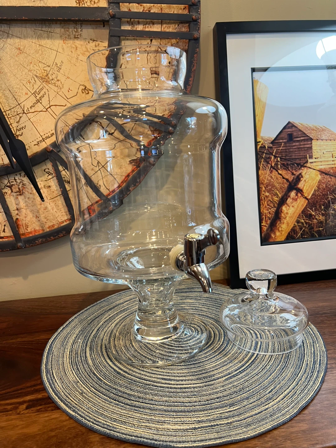 Vintage Inspired Glass Beverage Dispenser - photo 5