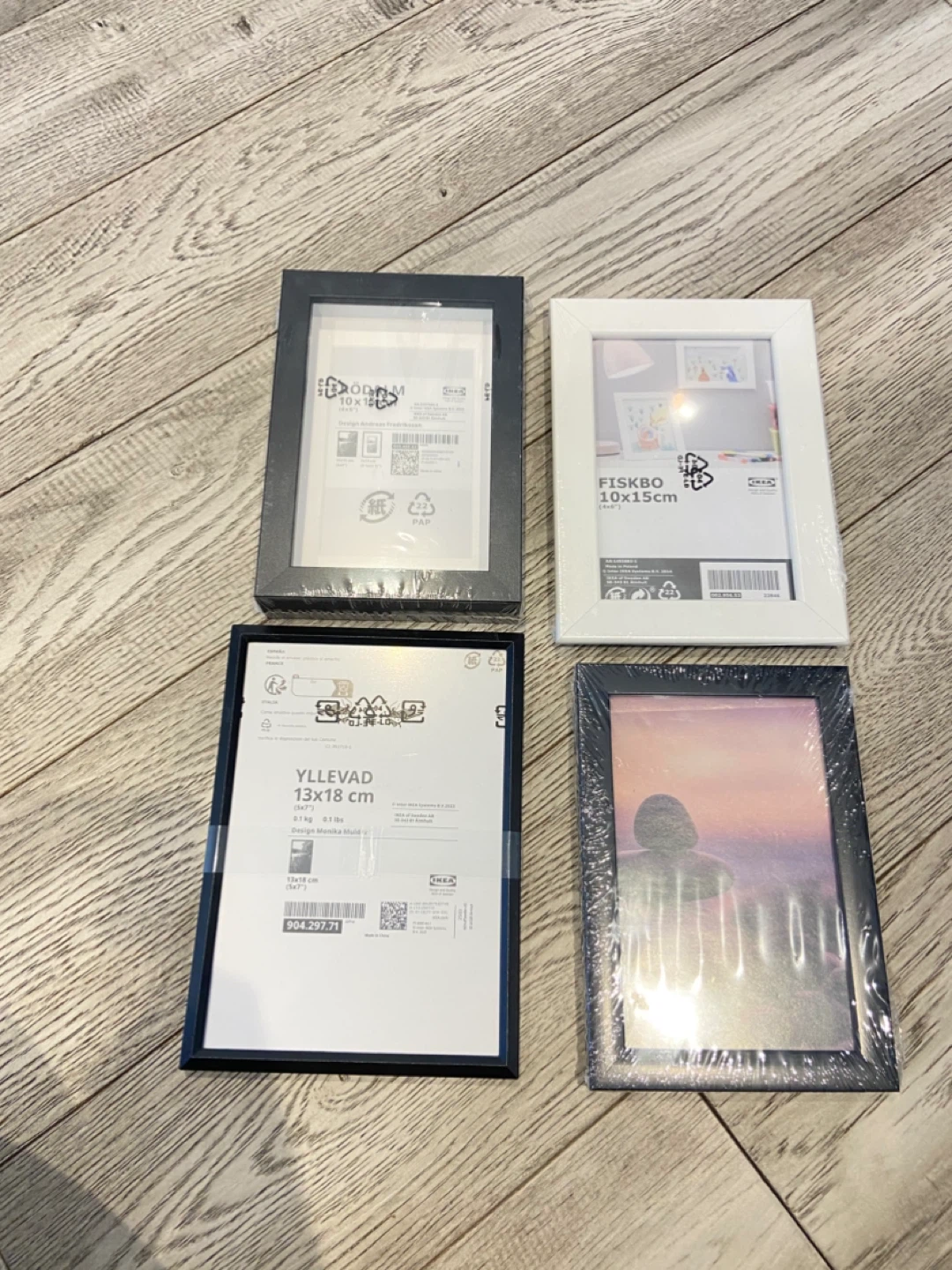 IKEA Picture Frames (2x 10x15cm, 1x 13x18cm)
