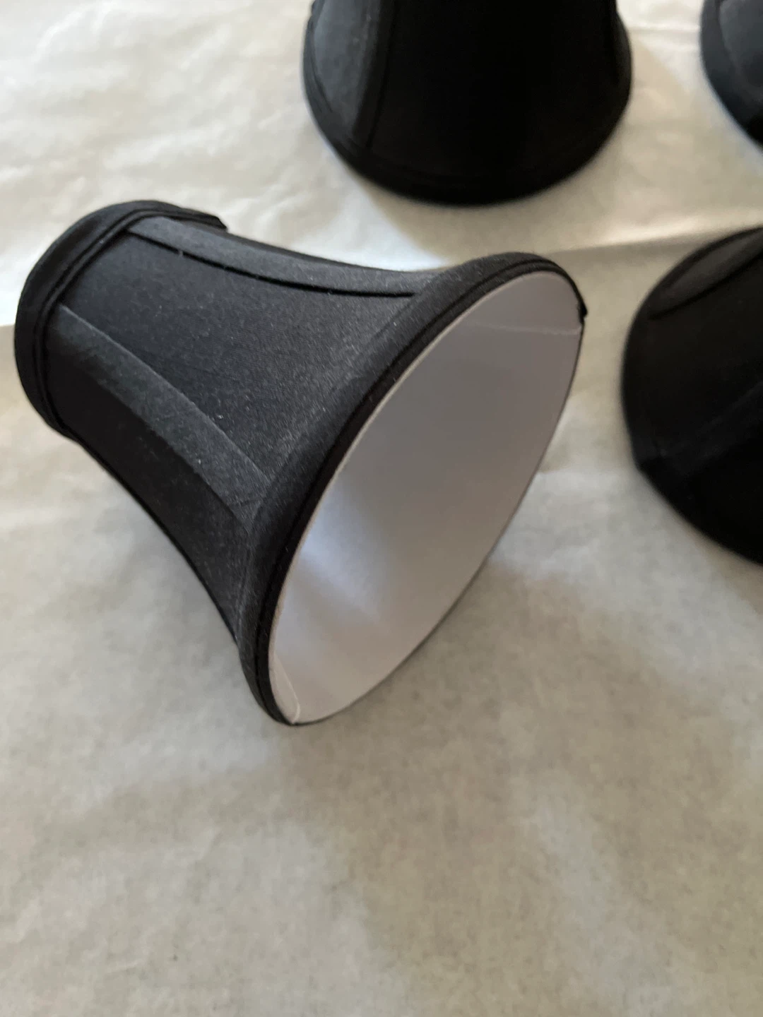 Set of 5 Black Lamp Shades - photo 2