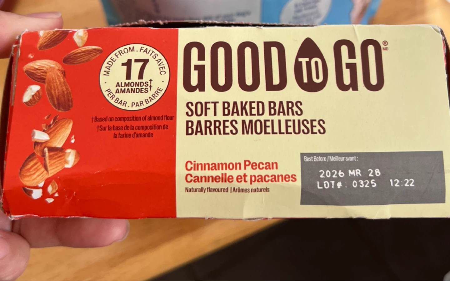 Good To Go Soft Baked Bars Cinnamon Pecan 9 Bars