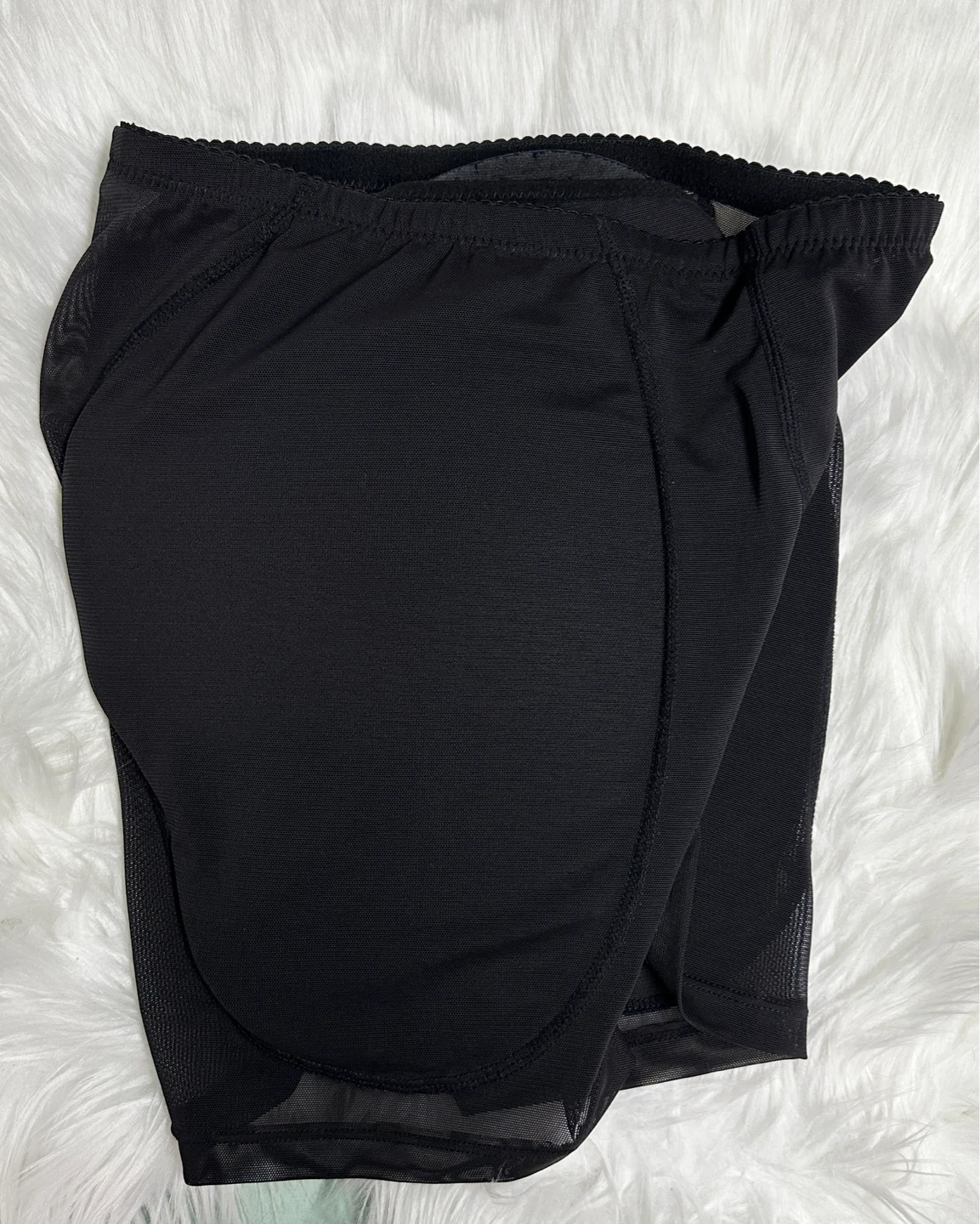 Black Padded Shapewear Shorts - photo 2