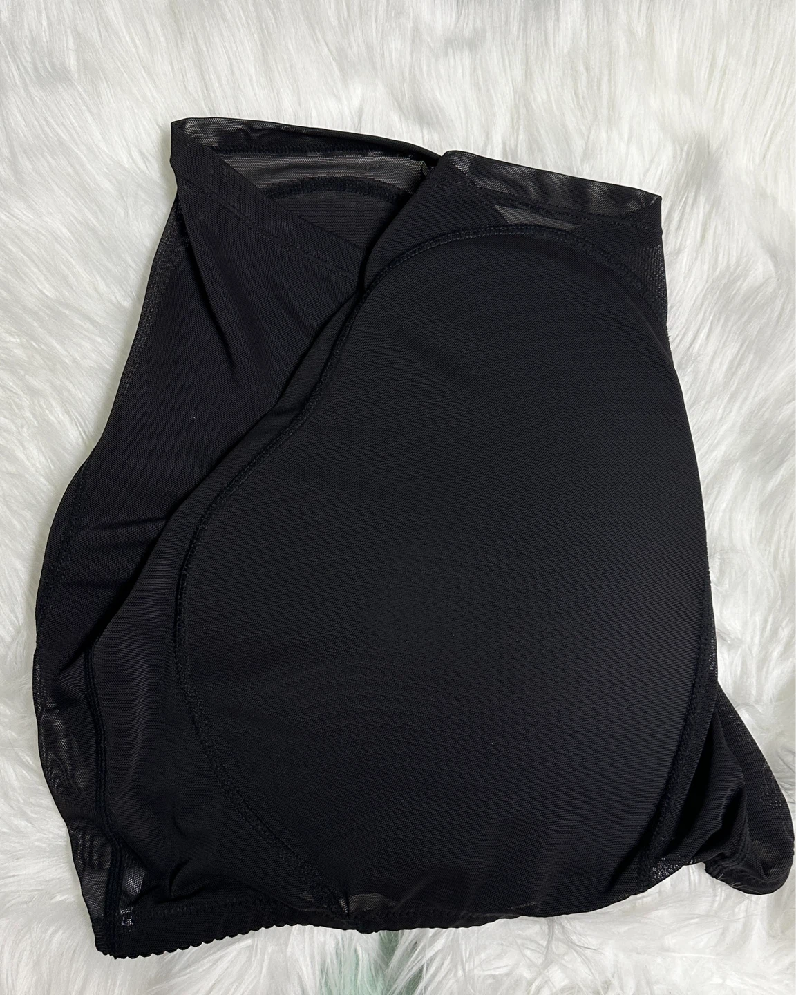 Black Padded Shapewear Shorts