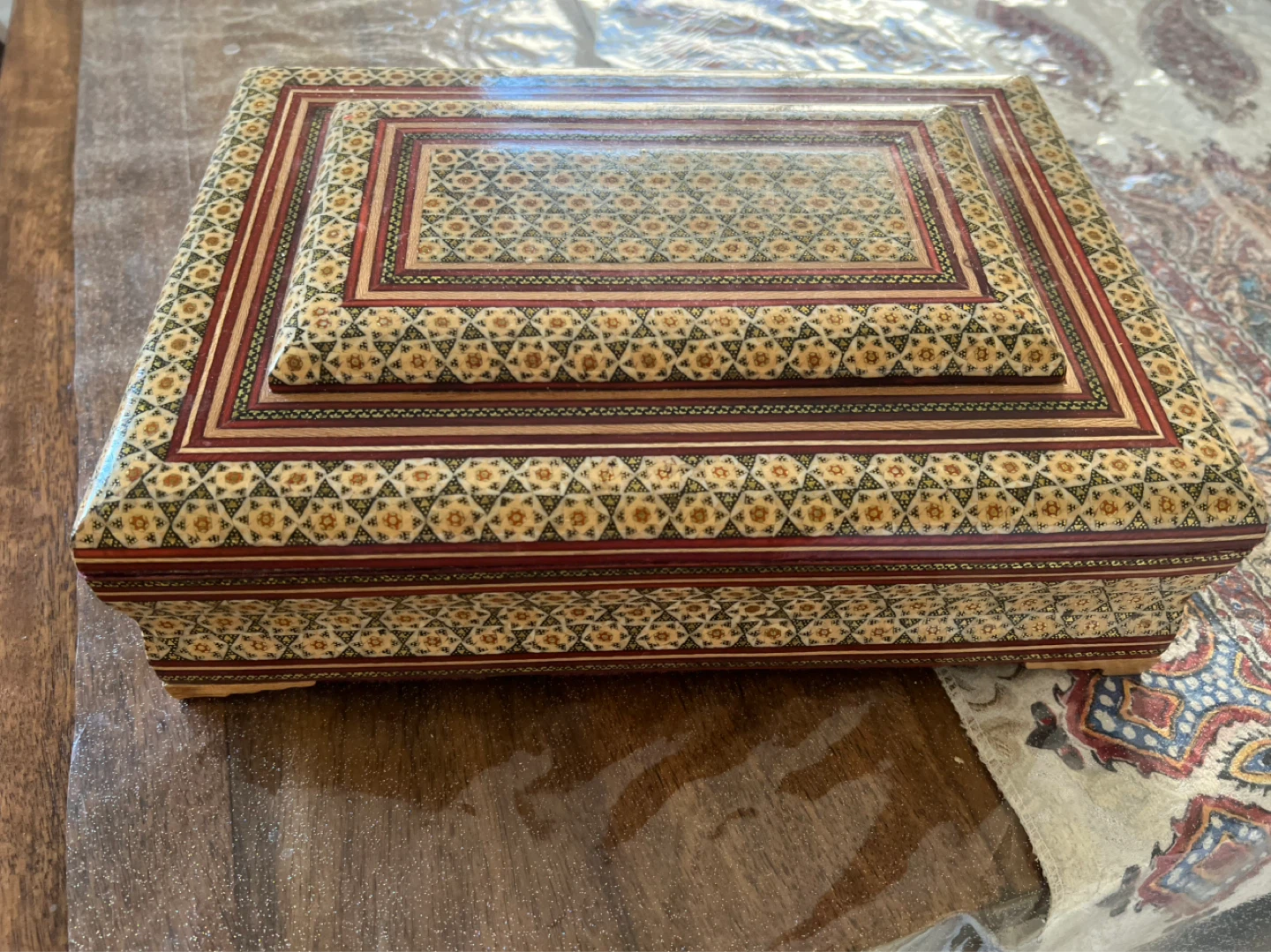 Decorative Wooden Trinket Box - photo 3
