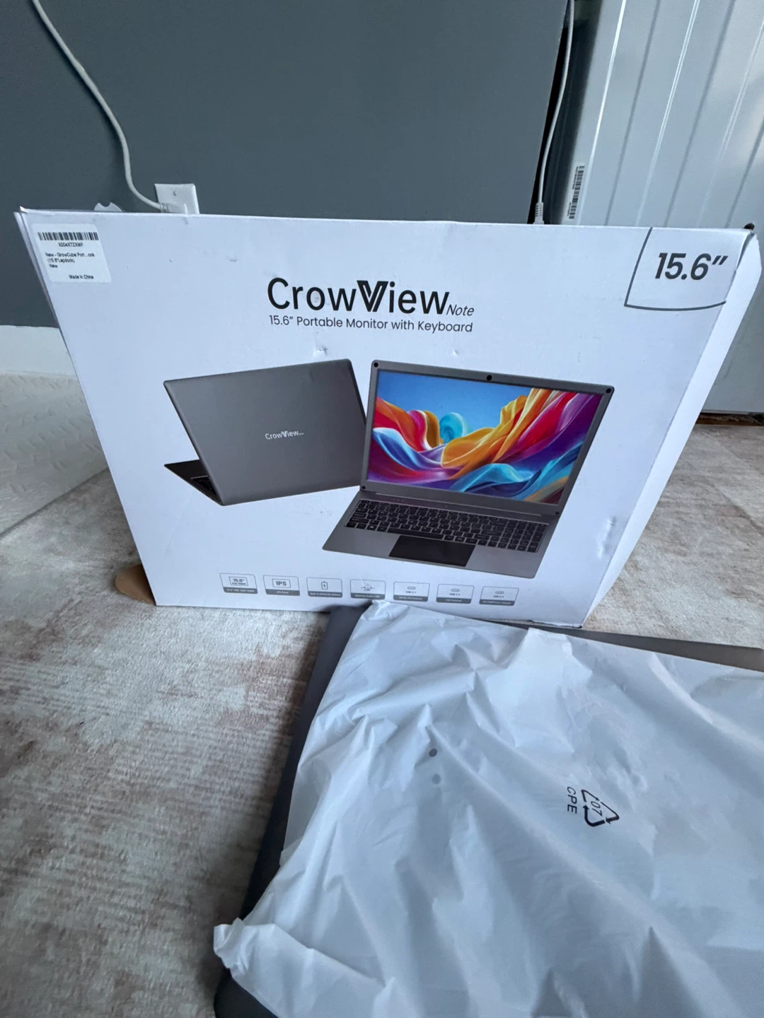CrowView Note 15.6" Portable Monitor with Keyboard - photo 2