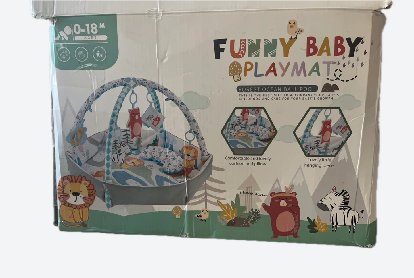 Funny Baby Playmat Forest Ocean Ball Pool🌱