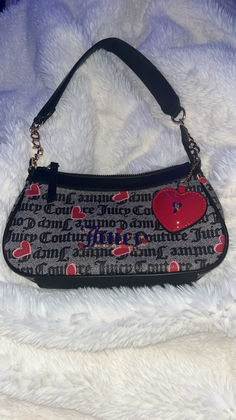 Juicy Couture Heart Pattern Shoulder Bag