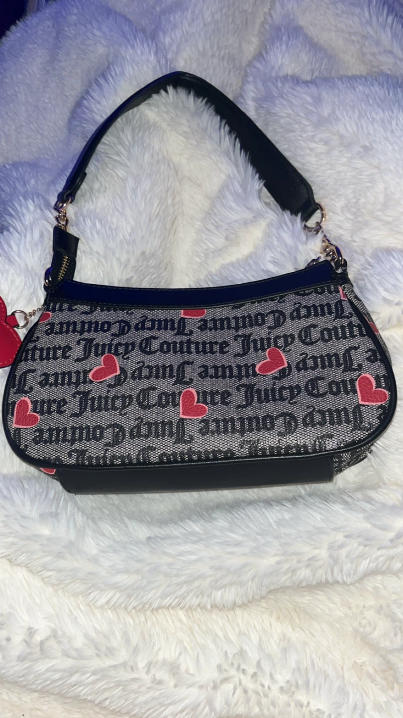 Juicy Couture Heart Pattern Shoulder Bag - photo 3