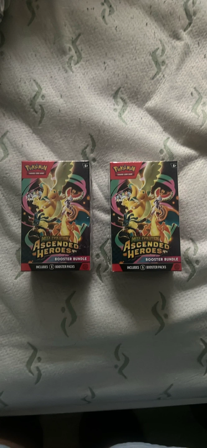 Pokemon Mega Evolution Ascended Heroes Booster Bundle - 2 Packs