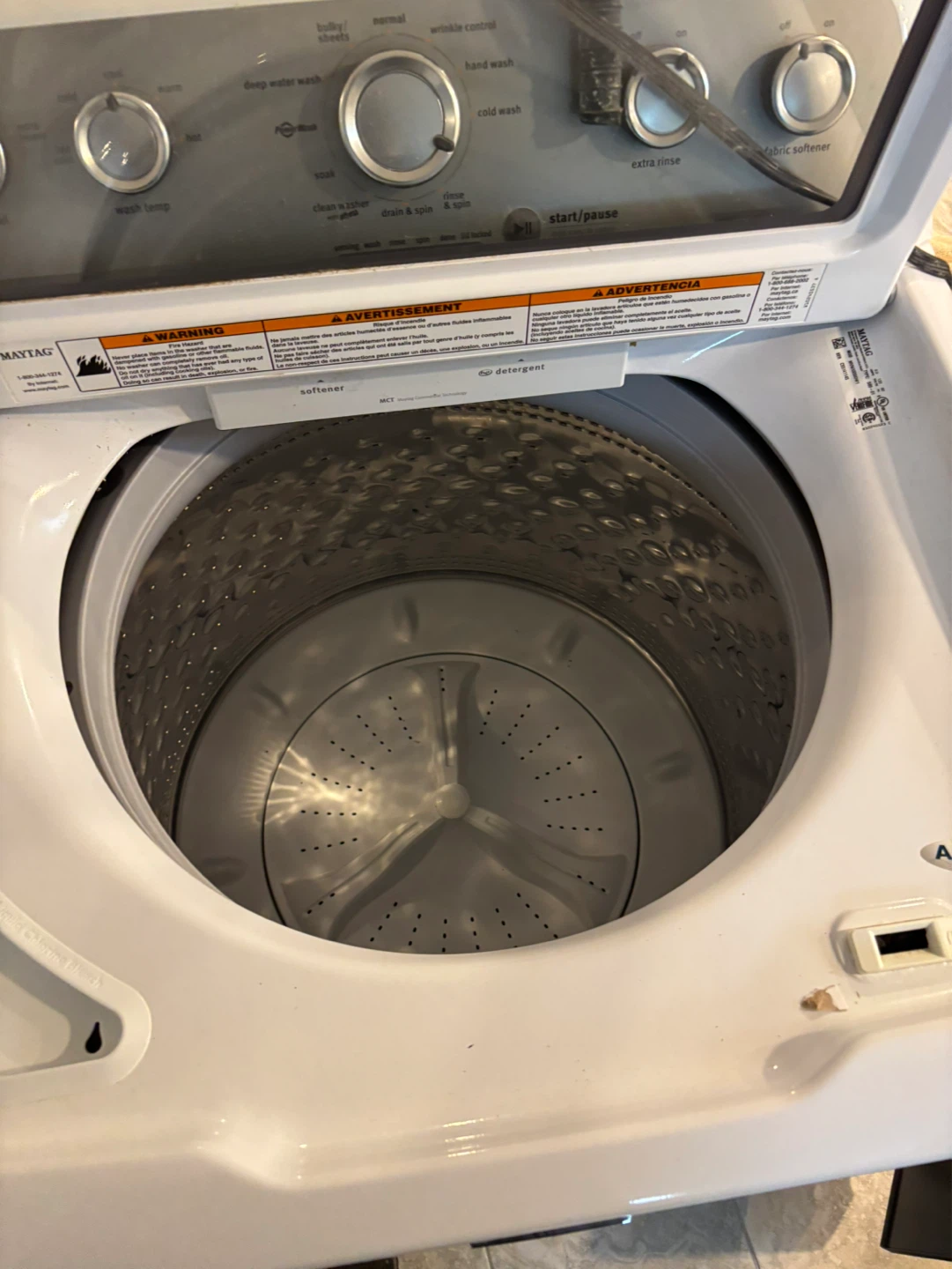 Maytag Top Load Washing Machine - photo 3