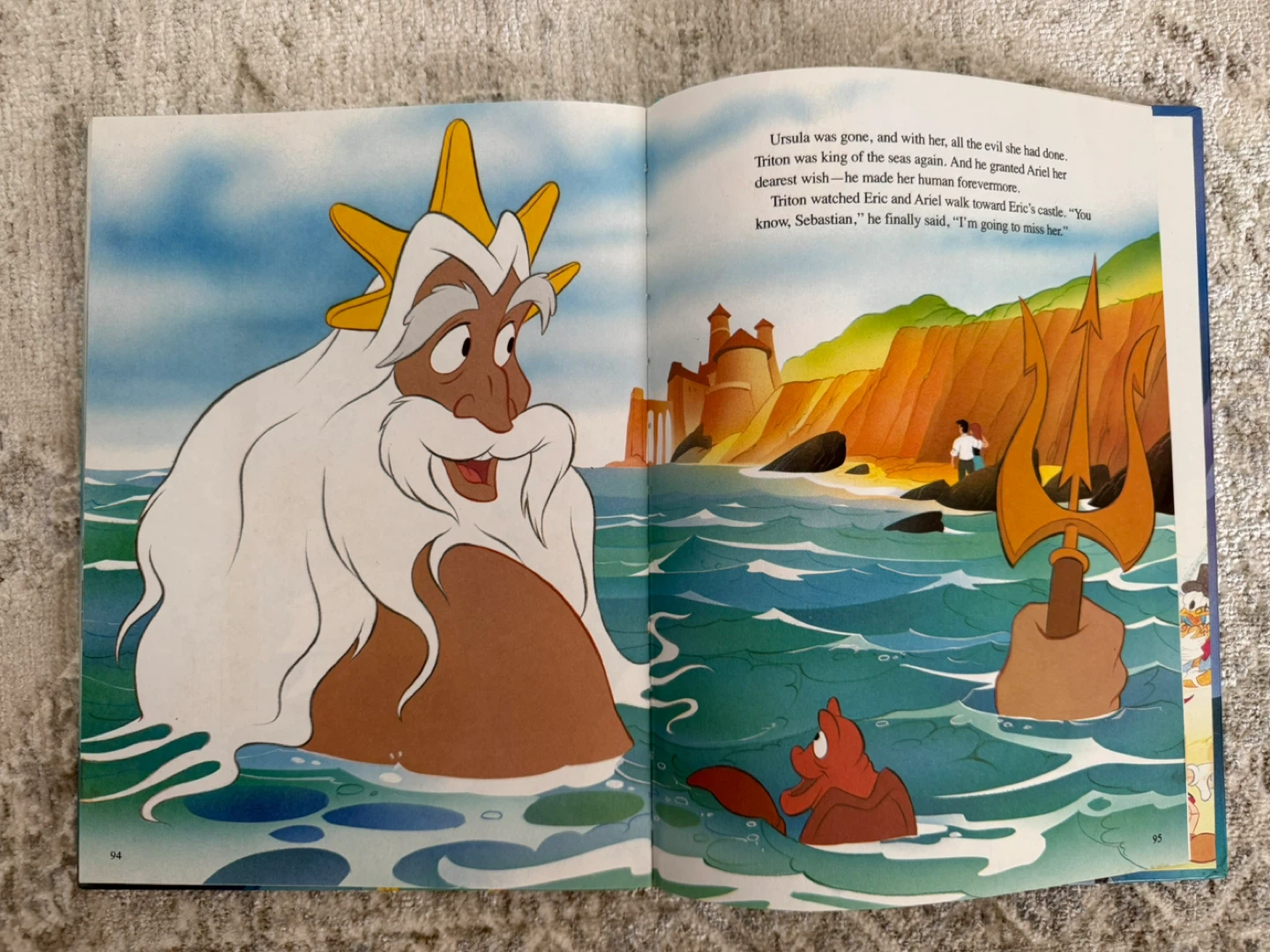 Disney Classic Hardcover Book: The Little Mermaid - photo 4