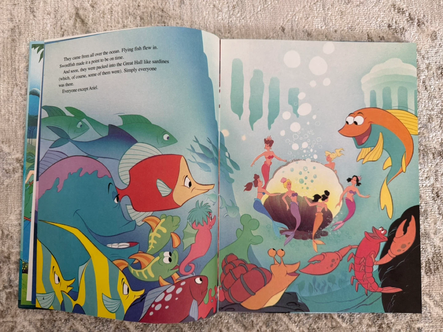 Disney Classic Hardcover Book: The Little Mermaid - photo 3
