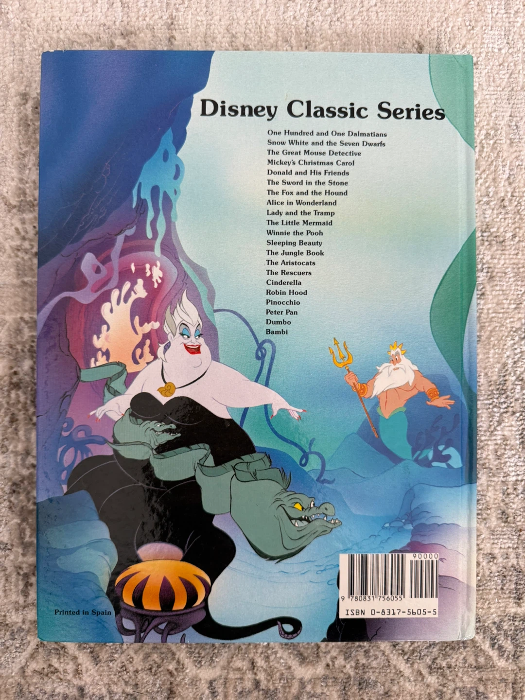 Disney Classic Hardcover Book: The Little Mermaid - photo 2