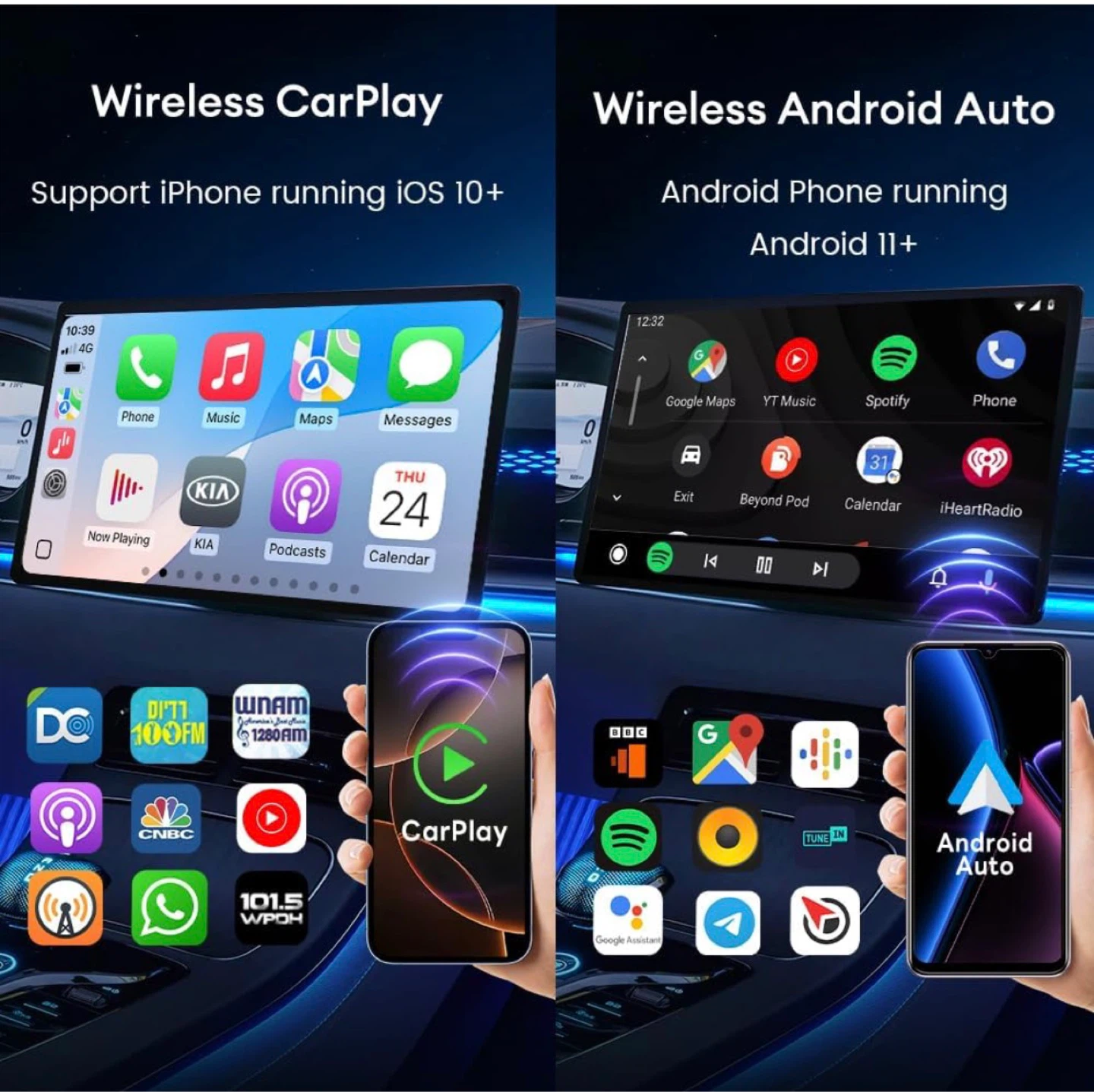 Carlinkit 2air Wireless CarPlay/Android Auto USB Adapter - photo 4