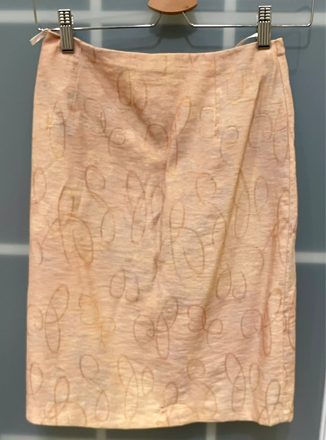 Pink Patterned Blazer and Skirt Set - photo 5
