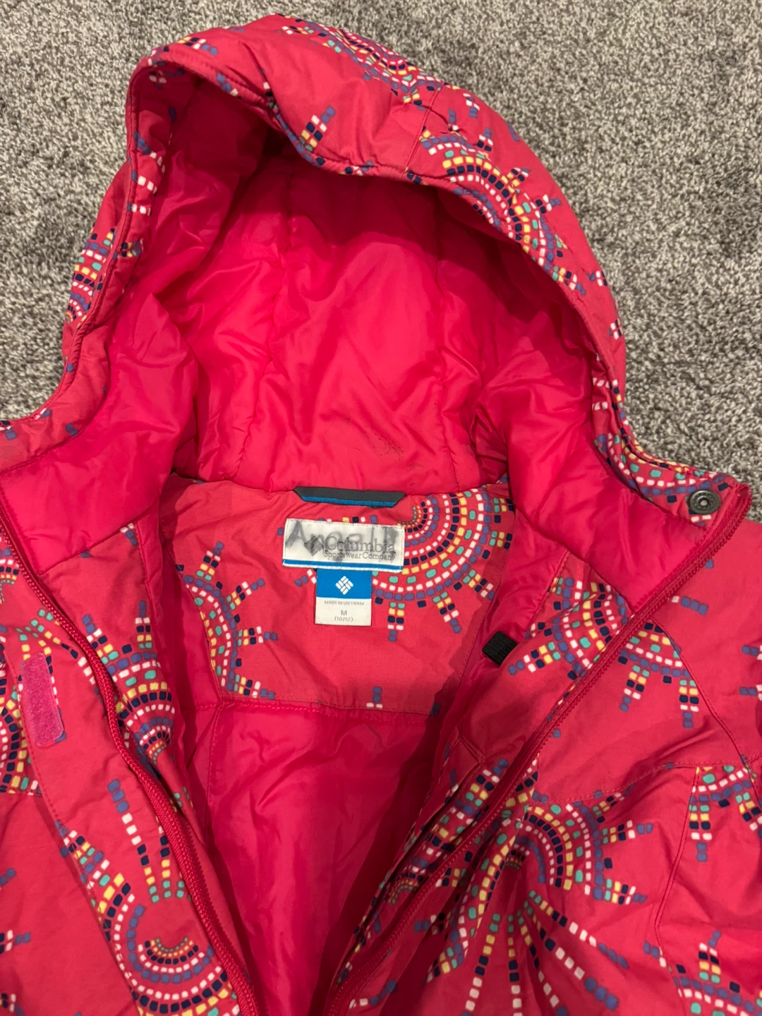 10-12T Columbia Girls Insulated Winter Jacket  Size M - photo 2
