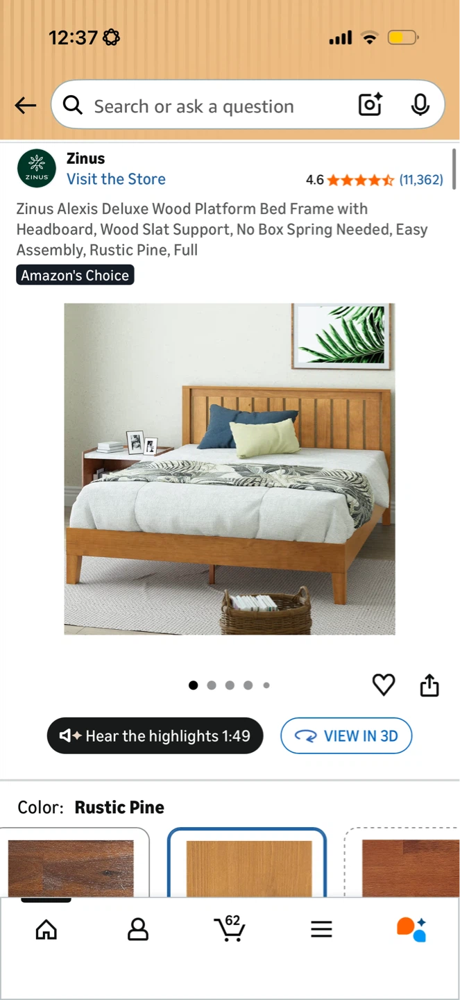 Deluxe Wood bed with headboard - photo 3
