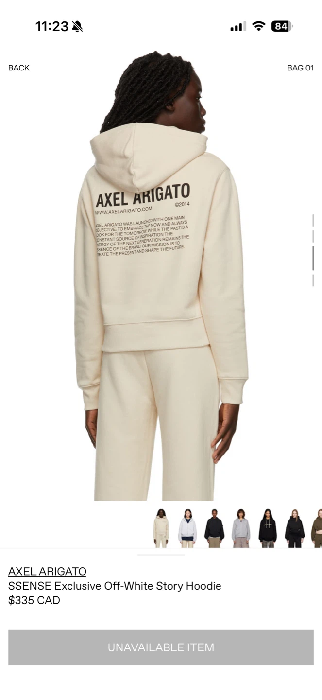 Axel Arigato hoodie ($335 -> $80) - photo 2