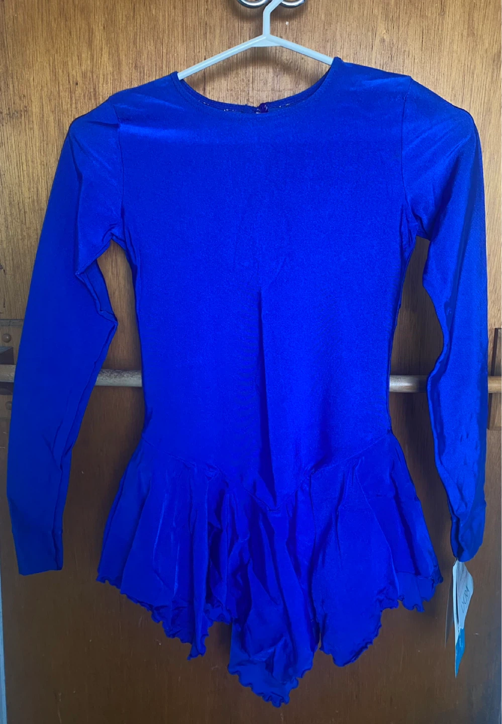 🌱  NEW Mondor Figure Skating Dress - Steel Blue - Adult Small