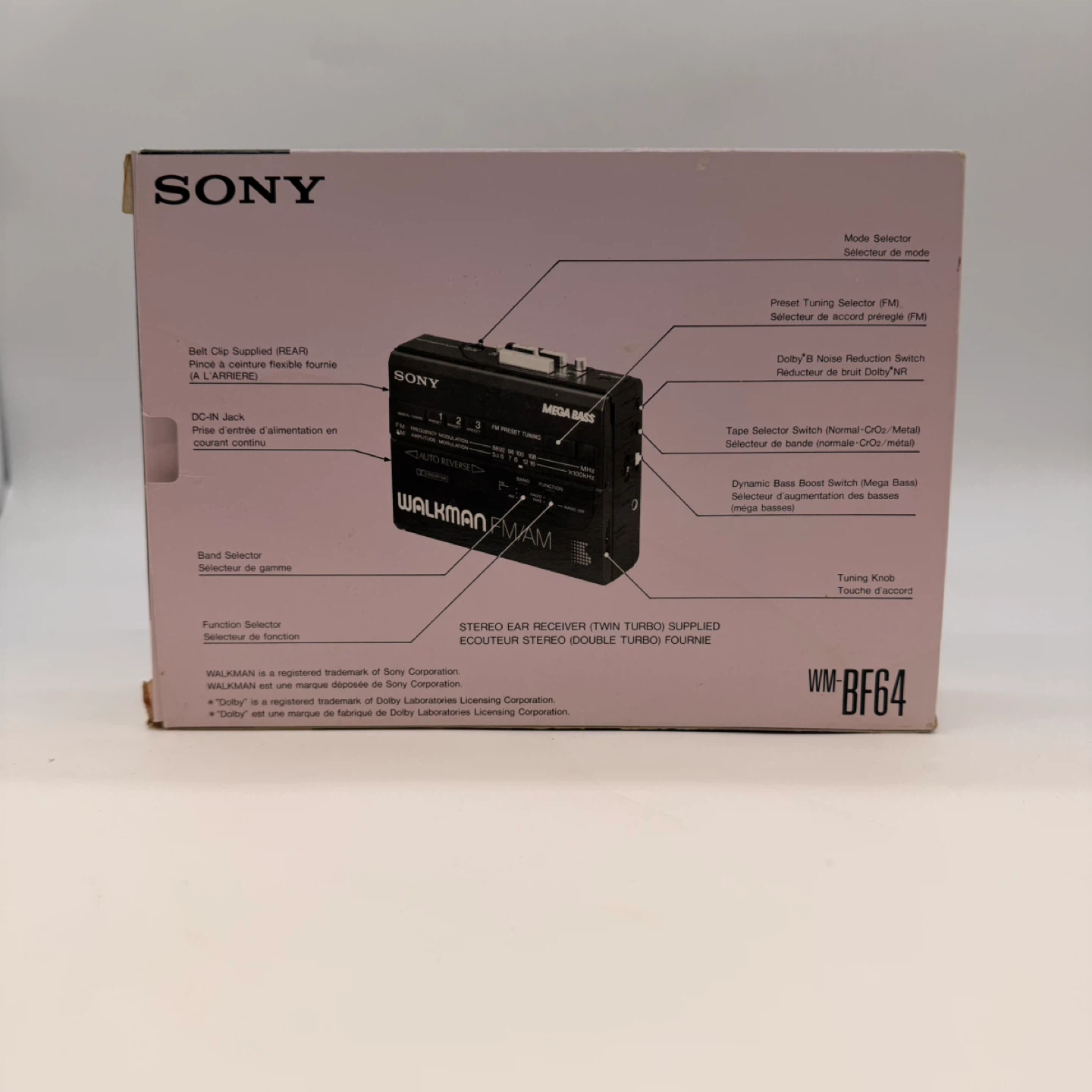 Brand New Vintage Sony Walkman WM-BF64  Radio Cassette Player - photo 5