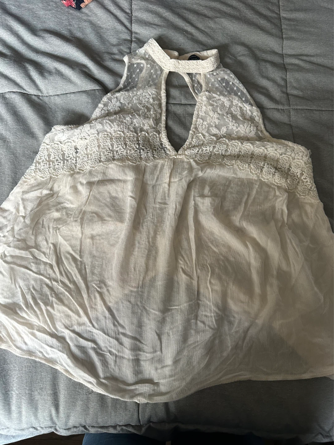 American Eagle Lace Halter Top