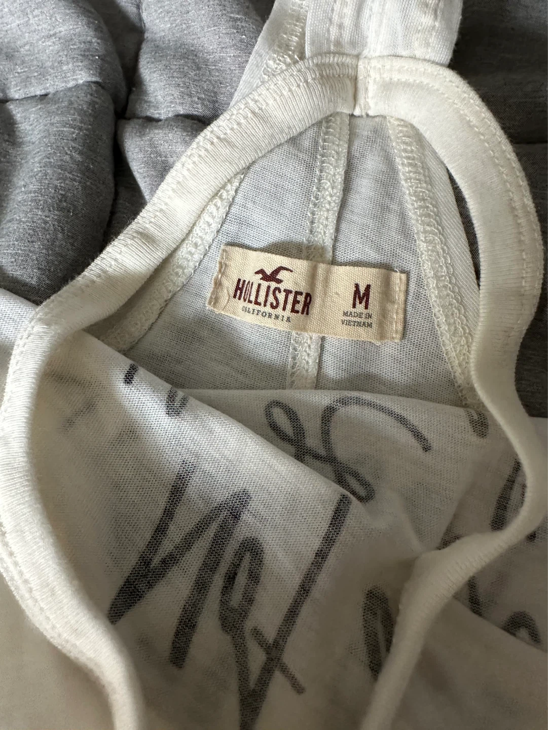 Hollister White Tank Top Size M - photo 2