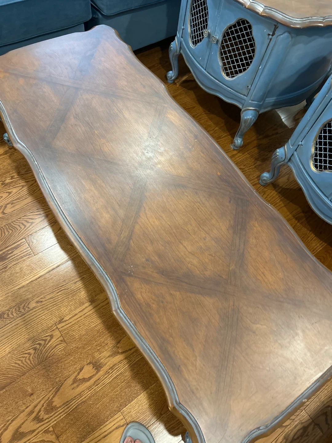 Vintage Coffee Table and End Tables Set - photo 2