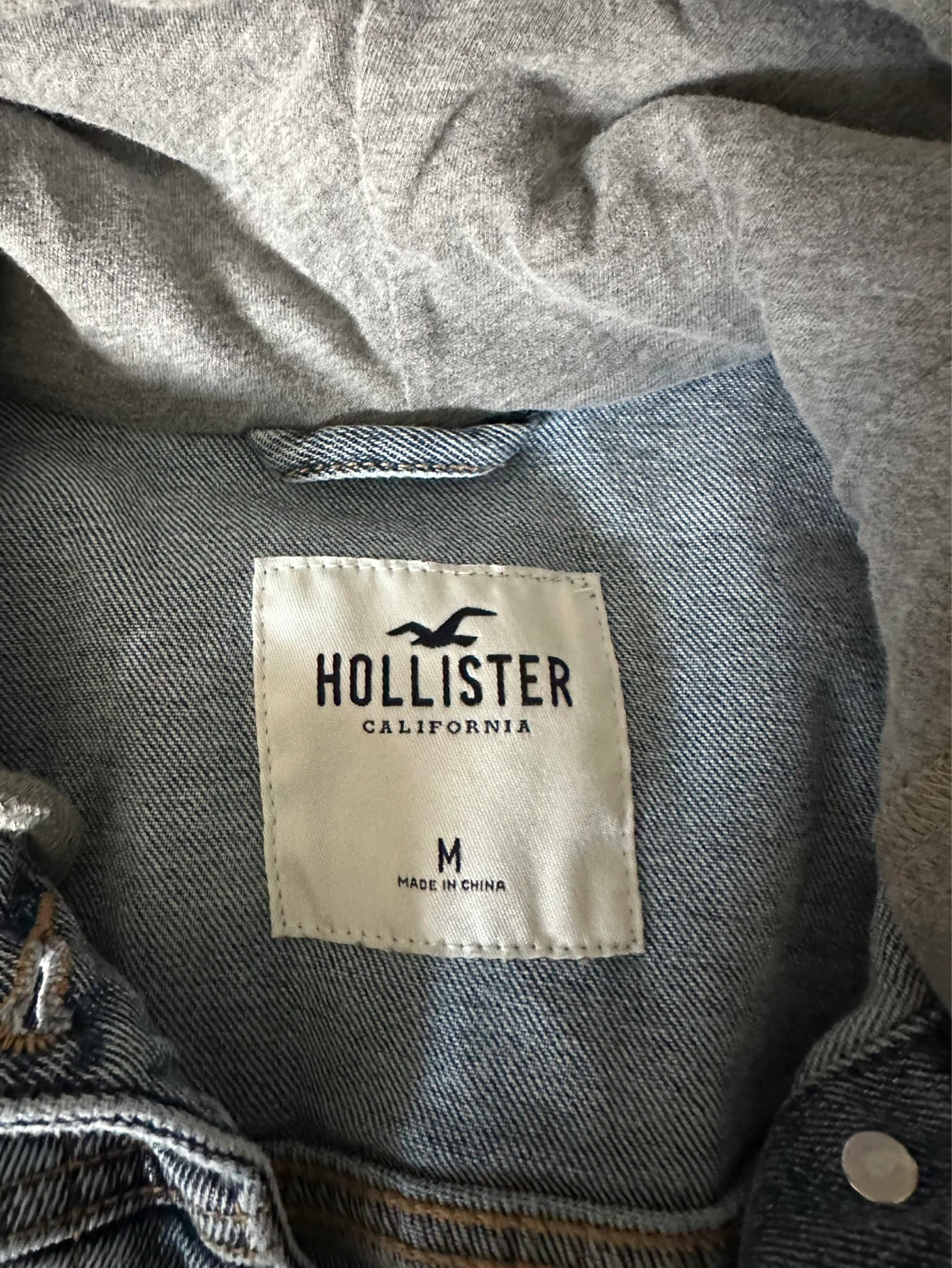 Hollister Denim Jacket with Hood - Medium - photo 2