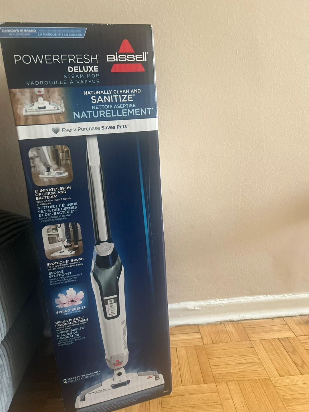 Bissell PowerFlesh Deluxe Steam Mop
