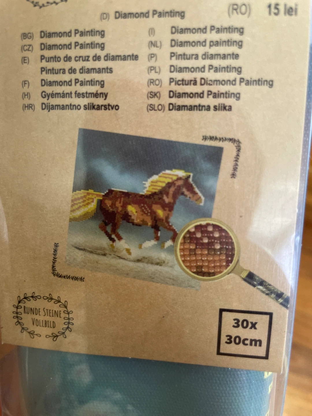 Diamond Painting Kit - Horse 30x30cm