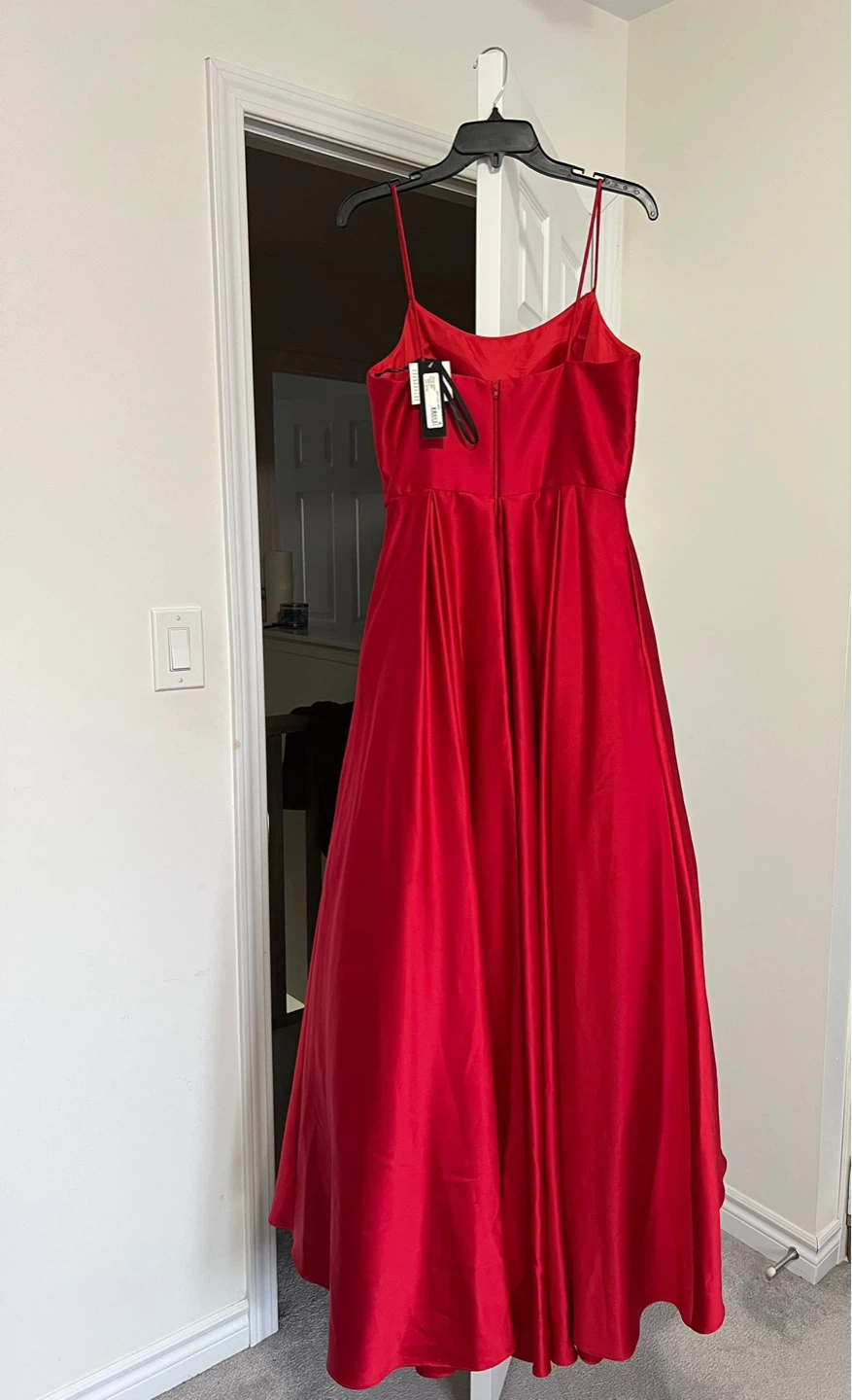 Betsy & Adam Red Formal Dress Size 8