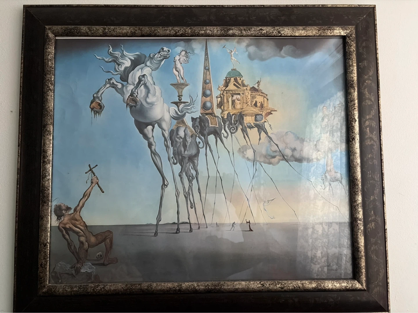 Salvador Dali The Temptation of St. Anthony Framed Print