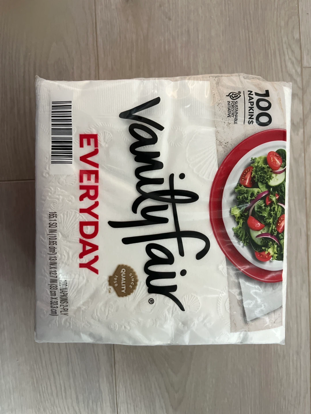 Vanity Fair Everyday Napkins - 100 Count