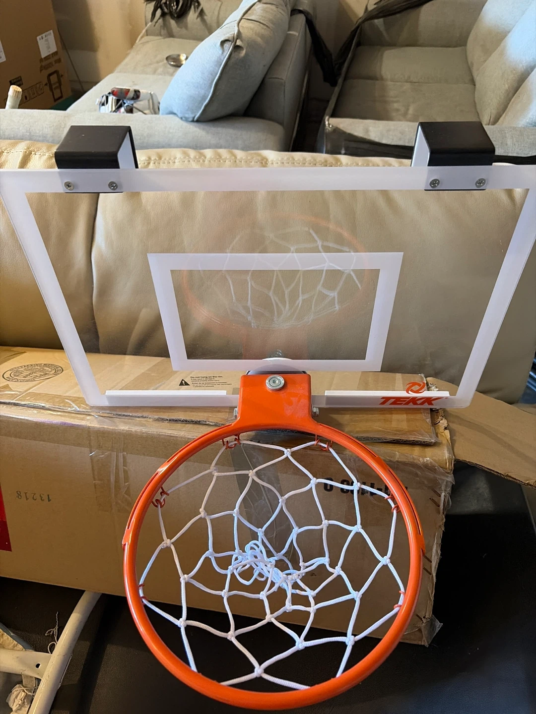 Tekk Mini Basketball Hoop with Backboard