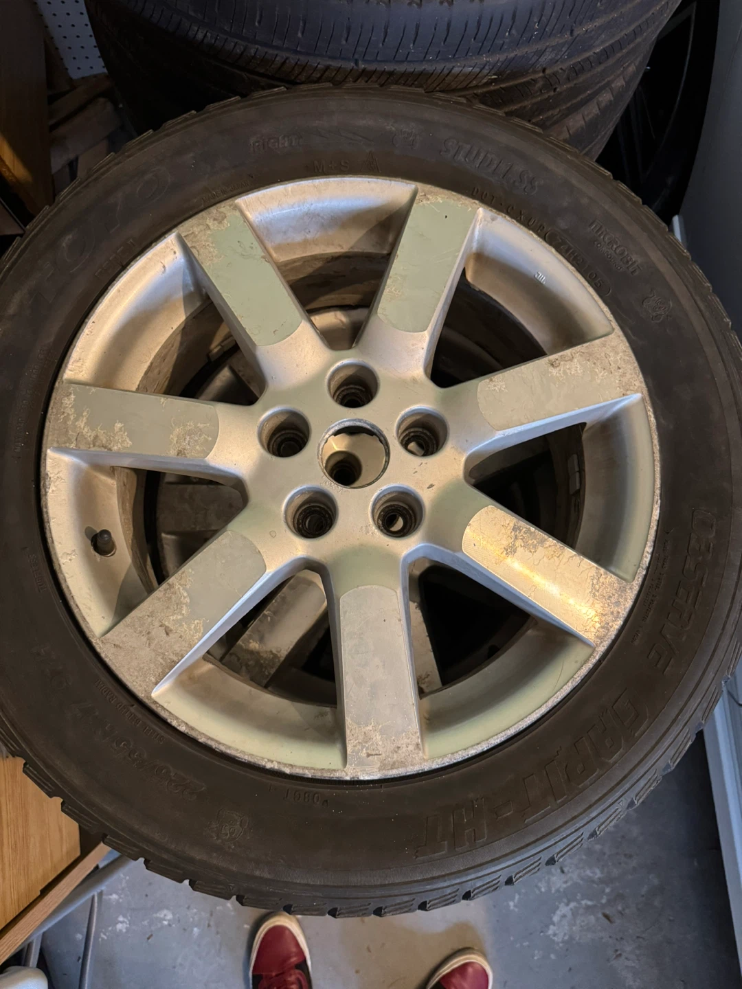 17” Nissan Alloy Rims + Tires Set (4) - photo 5