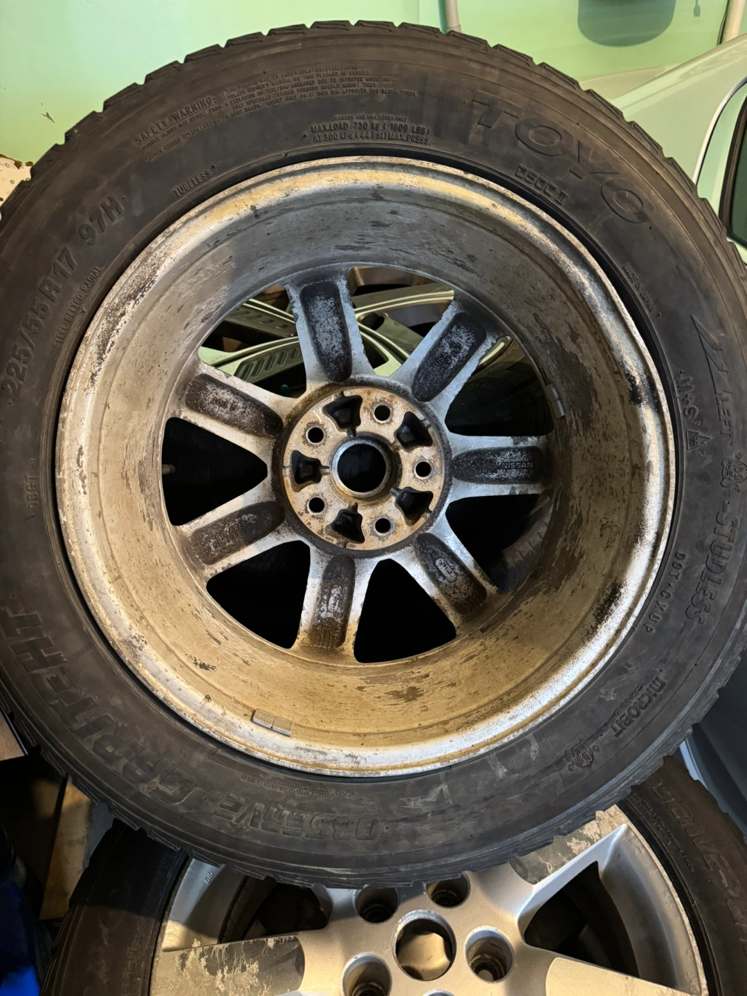 17” Nissan Alloy Rims + Tires Set (4) - photo 4