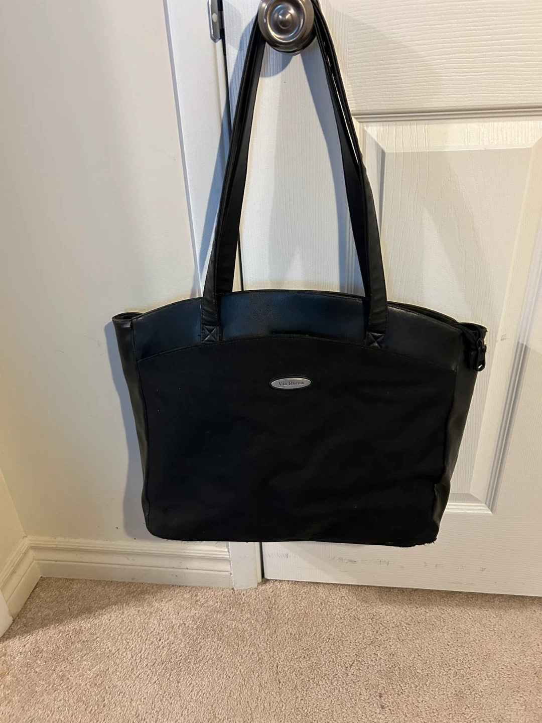 Black Laptop Tote Bag