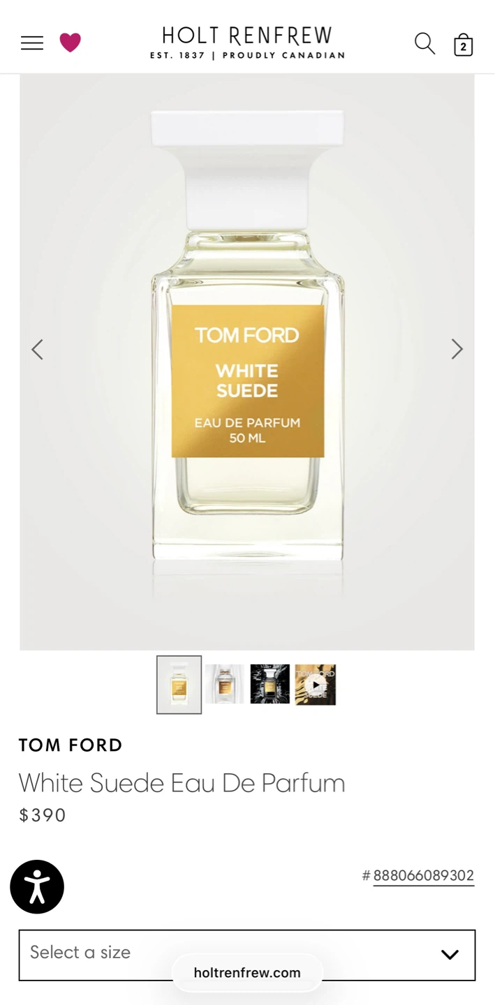 Tom Ford White Suede Eau De Parfum 50 ML - photo 2