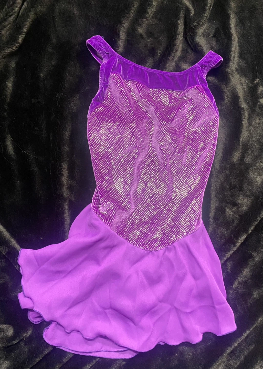 🌱  Jerry's Purple Figure Skating Dress Adult M/M - photo 3